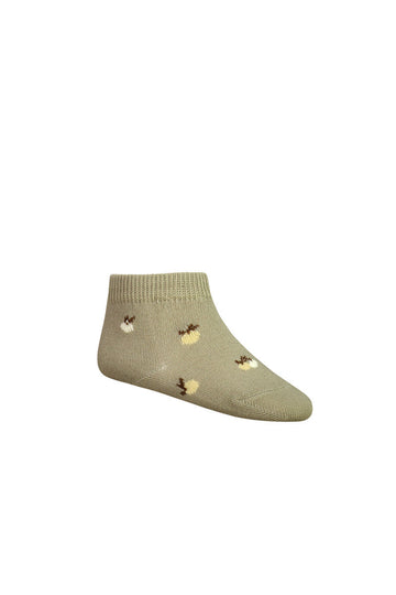 Apple Ankle Sock - Seneca Rock Childrens Sock from Jamie Kay USA
