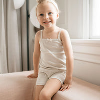 Organic Cotton Modal Singlet - Beech Childrens Singlet from Jamie Kay USA