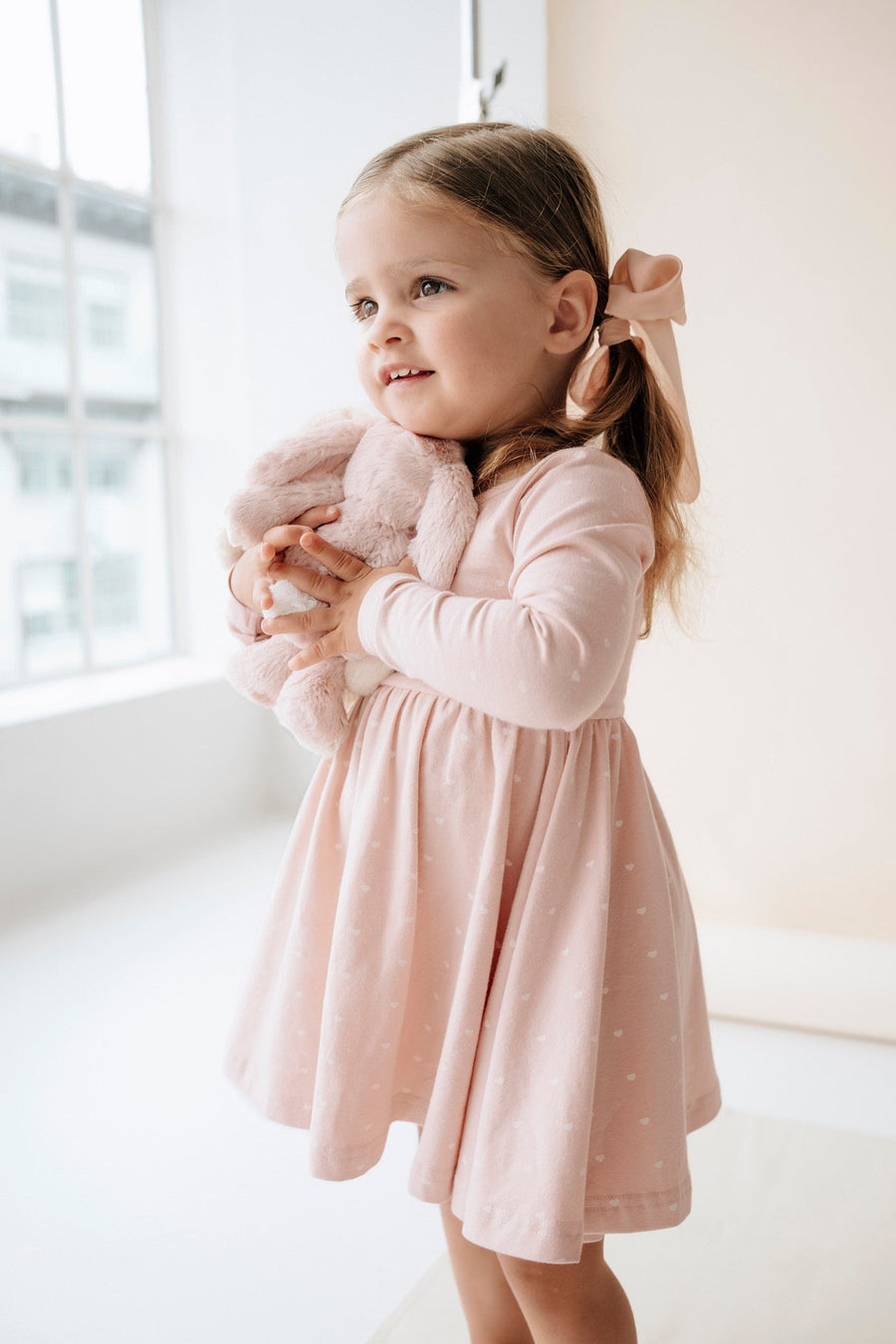 Organic Cotton Tallulah Dress - Mon Amour Rose Childrens Dress from Jamie Kay USA