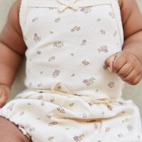 Organic Cotton Bridget Singlet Bodysuit - Irina Tofu Childrens Bodysuit from Jamie Kay USA