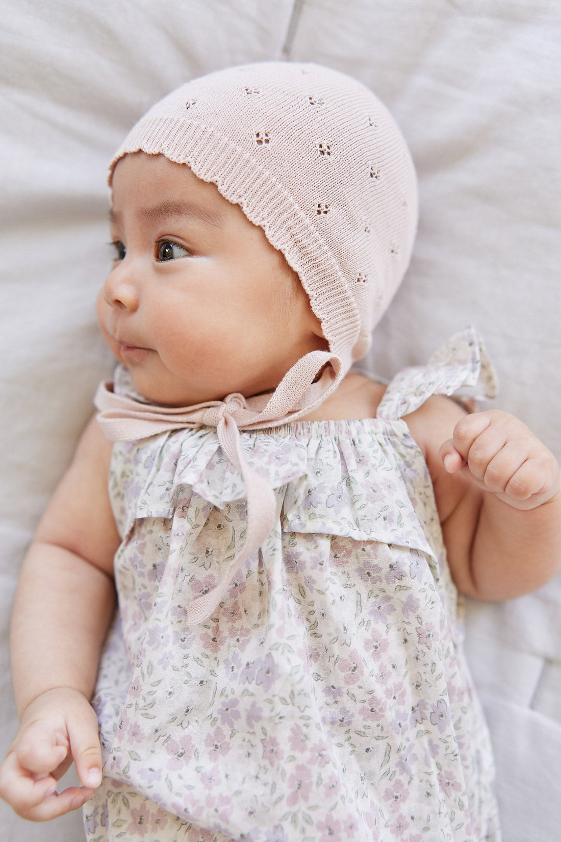 Organic Cotton Mallory Onepiece - Fifi Lilac Childrens Onepiece from Jamie Kay USA