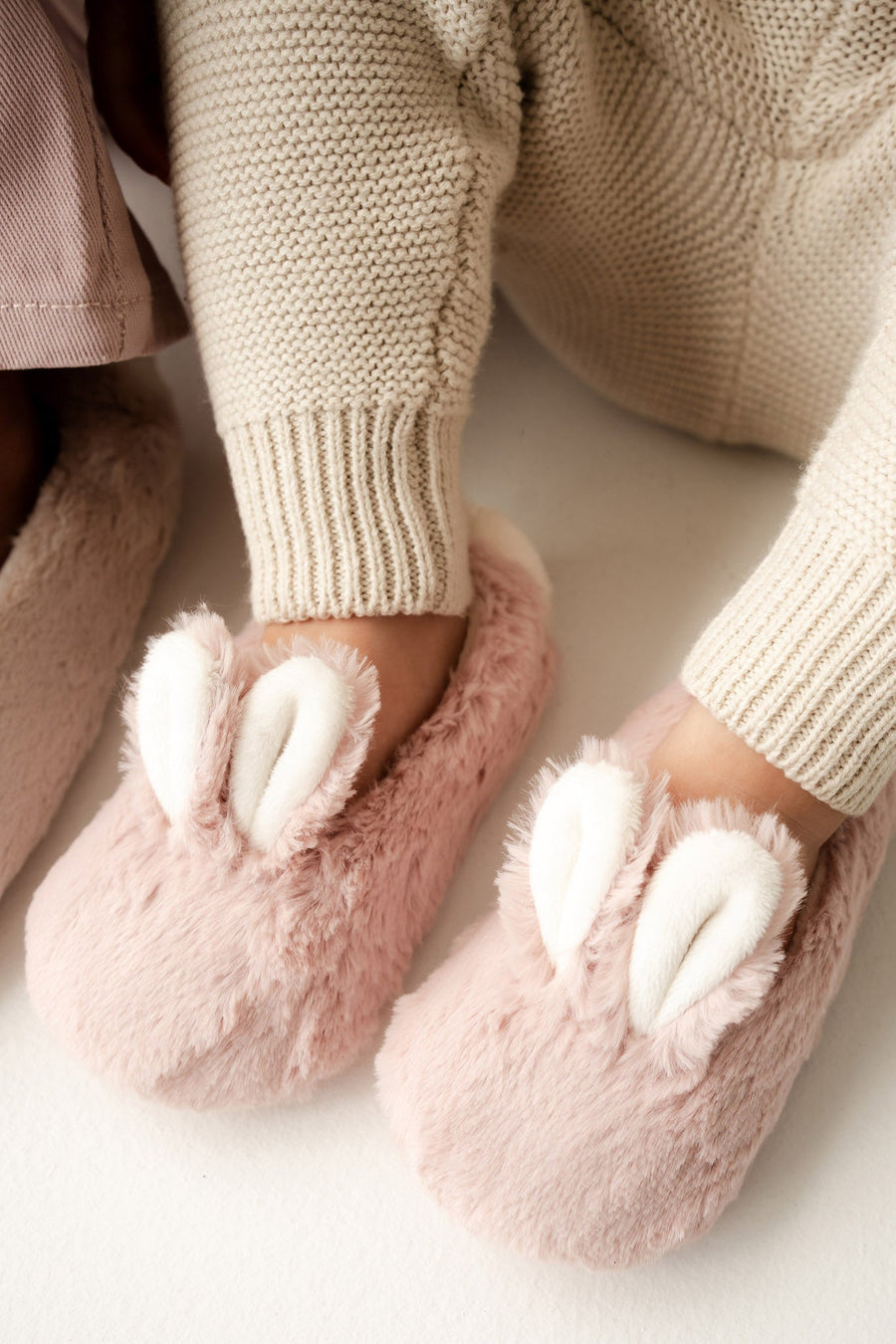 Bunny Slipper - Rose Childrens Footwear from Jamie Kay USA