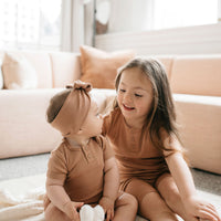Organic Cotton Modal Henley Tee - Desert Childrens Top from Jamie Kay USA