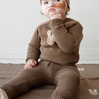 Ethan Pant - Sepia Marle Childrens Pant from Jamie Kay USA
