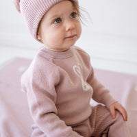 Ethan Jumper - Powder Pink Childrens Jumper from Jamie Kay USA