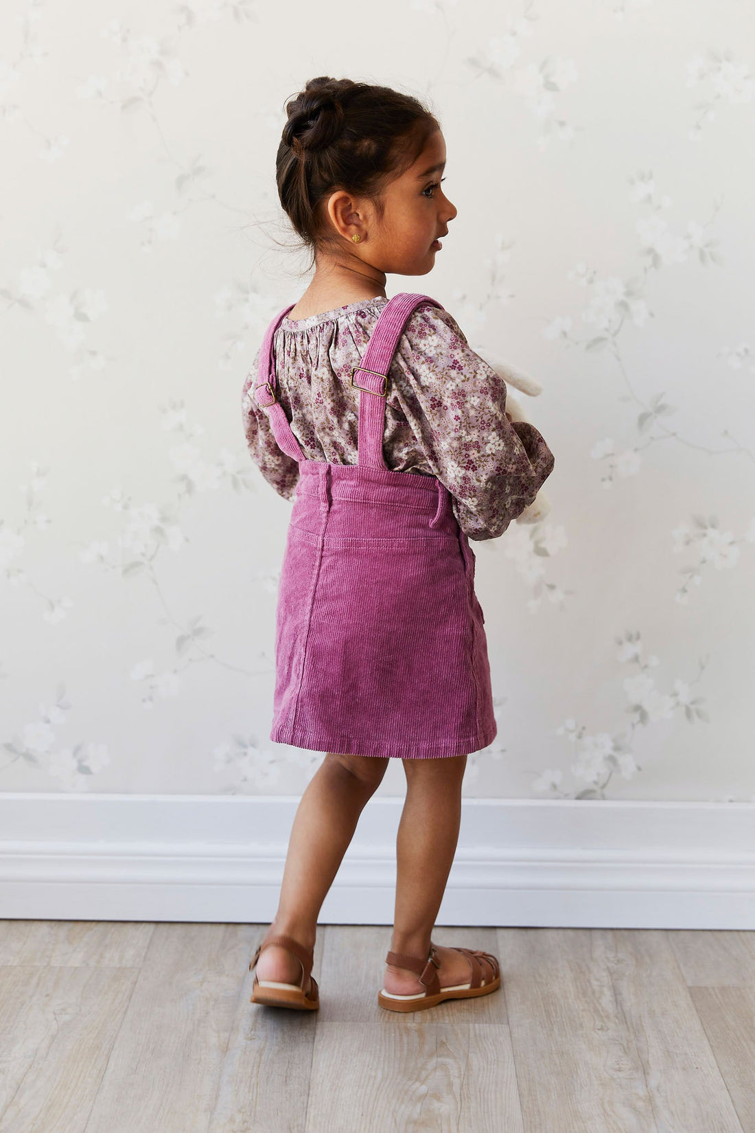 Alexis Cord Overall Dress - Dhalia Childrens Overall from Jamie Kay USA