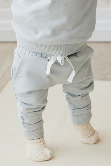 Organic Cotton Morgan Track Pant - Mineral Childrens Pant from Jamie Kay USA
