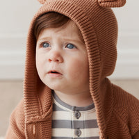 Sebastian Knitted Cardigan/Jacket - Hazelnut Childrens Cardigan from Jamie Kay USA