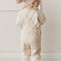 Jordie Overall - Powder Pink/Egret Childrens Overall from Jamie Kay USA
