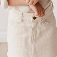 Alison Skirt - Powder Pink/Egret Childrens Skirt from Jamie Kay USA