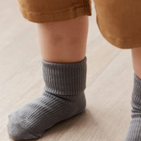 Classic Rib Sock - Dawn Childrens Sock from Jamie Kay USA