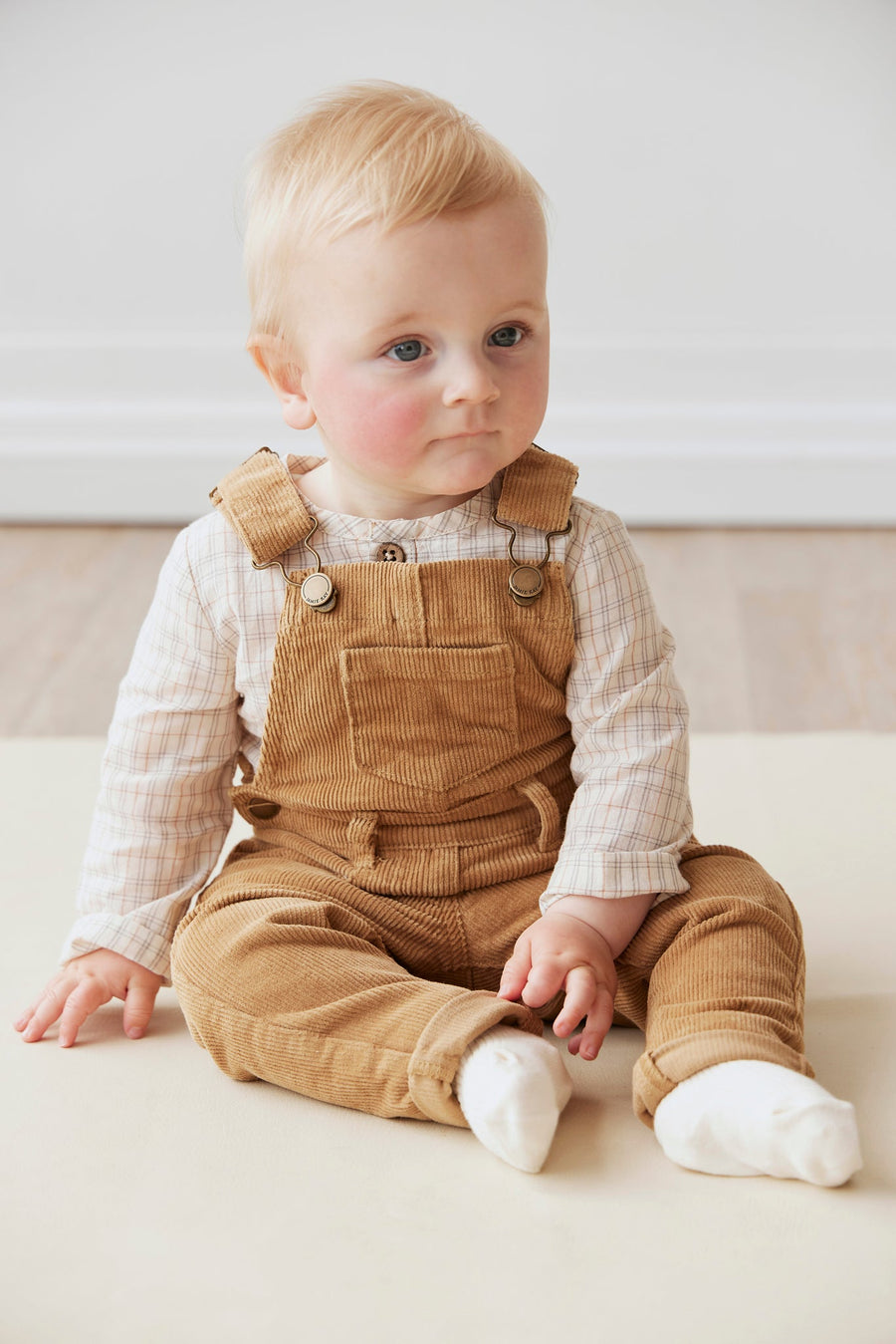 Organic Cotton Louis Top - Billy Check Childrens Top from Jamie Kay USA