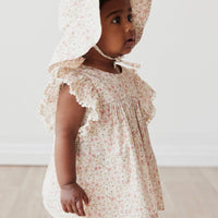 Organic Cotton Noelle Hat - Fifi Floral Childrens Hat from Jamie Kay USA