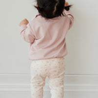 Organic Cotton Everyday Legging - Irina Shell Childrens Legging from Jamie Kay USA