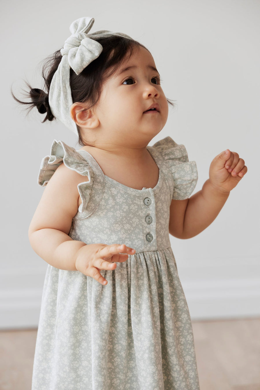 Organic Cotton Sienna Dress - Rosalie Fields Bluefox Childrens Dress from Jamie Kay USA