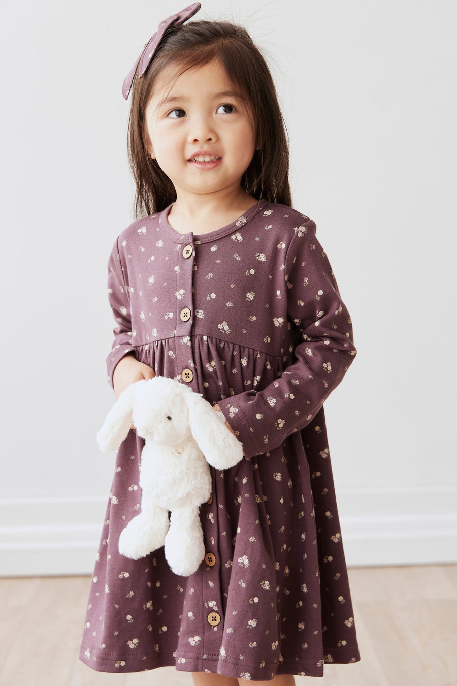 Organic Cotton Poppy Dress - Irina Fig Childrens Dress from Jamie Kay USA