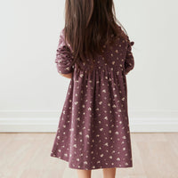 Organic Cotton Poppy Dress - Irina Fig Childrens Dress from Jamie Kay USA