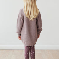 Organic Cotton Everyday Legging - Irina Fig Childrens Legging from Jamie Kay USA
