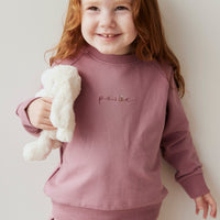 Organic Cotton Chloe Sweatshirt - Lillium Childrens Sweatshirting from Jamie Kay USA