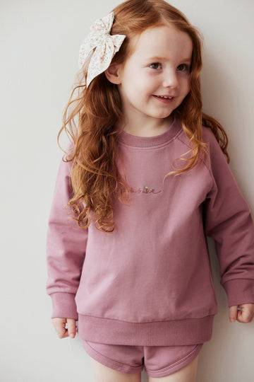 Organic Cotton Chloe Sweatshirt - Lillium Childrens Sweatshirting from Jamie Kay USA