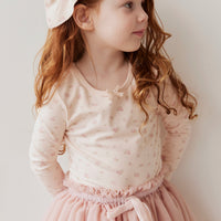 Organic Cotton Bow - Irina Shell Childrens Bow from Jamie Kay USA