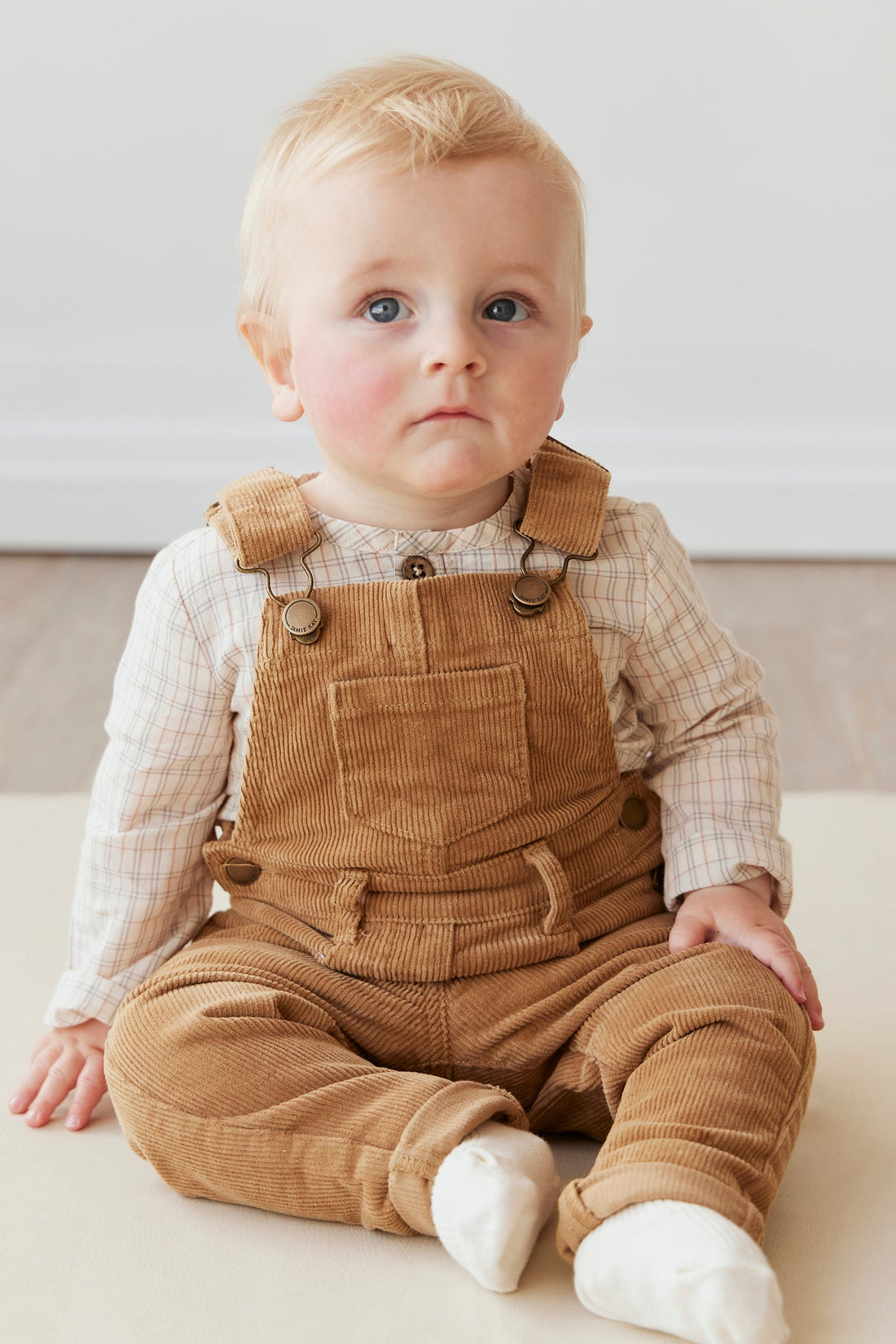 Jordie Cord Overall - Bronzed Childrens Overall from Jamie Kay USA