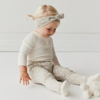Organic Cotton Everyday Legging - Sadie Honeydew Childrens Legging from Jamie Kay USA