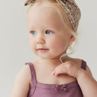Organic Cotton Headband - Chloe Orchid Childrens Headband from Jamie Kay USA