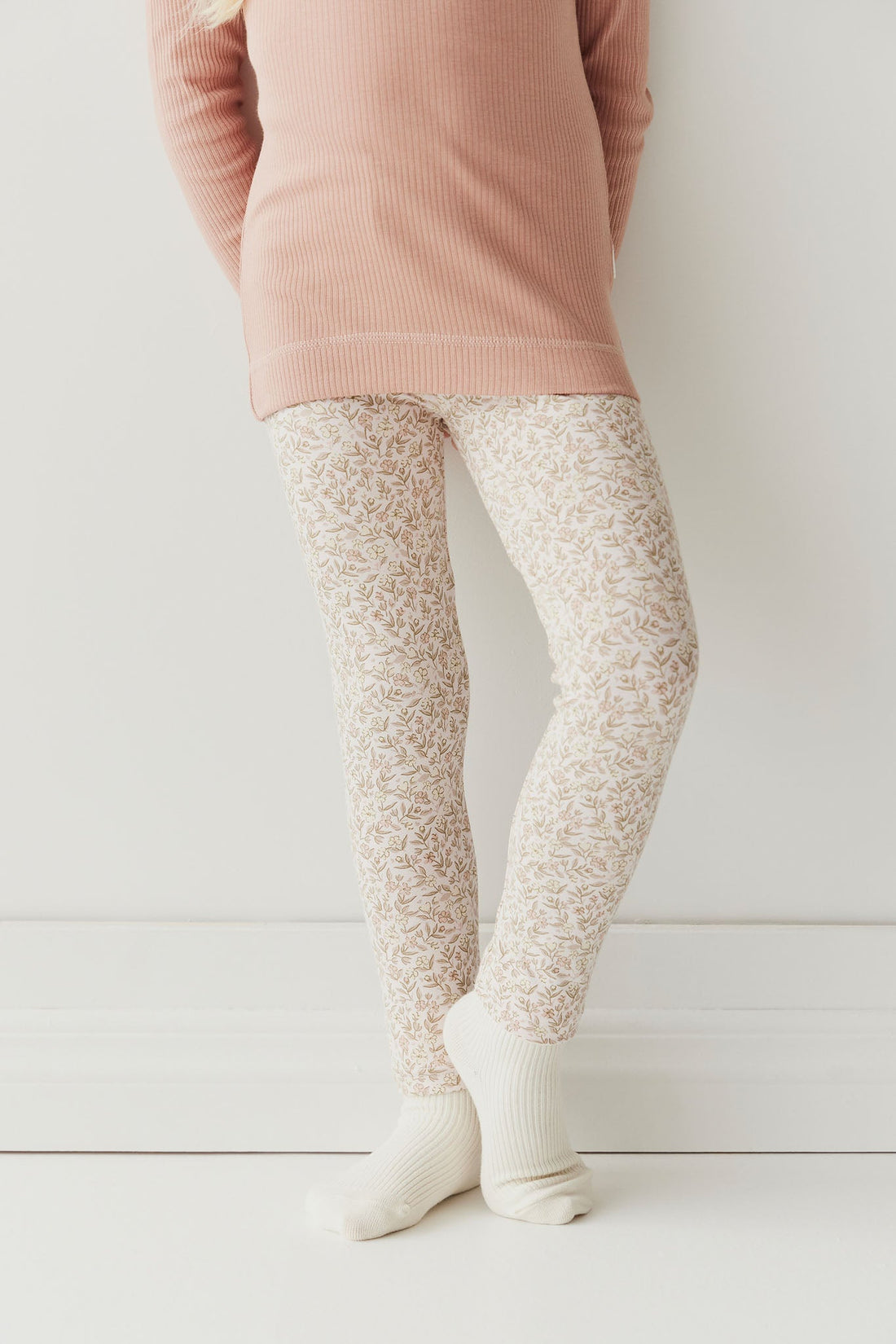 Organic Cotton Everyday Legging - Ariella Mauve – Jamie Kay USA