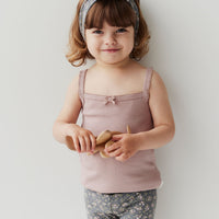 Organic Cotton Headband - Rosalie Floral Lava Childrens Headband from Jamie Kay USA