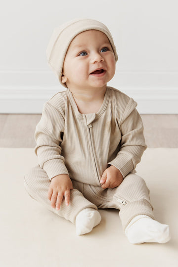 Organic Cotton Modal Gracelyn Onepiece - Cashew Childrens Onepiece from Jamie Kay USA