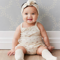 Organic Cotton Bridget Singlet Bodysuit - Irina Tofu Childrens Bodysuit from Jamie Kay USA