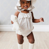 Organic Cotton Mallory Onepiece - Fifi Lilac Childrens Onepiece from Jamie Kay USA