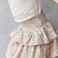 Organic Cotton Ruby Skirt - April Eggnog Childrens Skirt from Jamie Kay USA