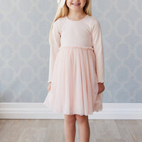 Anna Tulle Dress - Boto Pink Childrens Dress from Jamie Kay USA