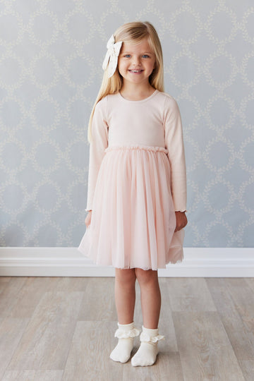 Anna Tulle Dress - Boto Pink Childrens Dress from Jamie Kay USA