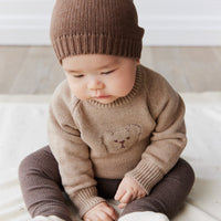 Ethan Jumper - Cashew Marle Childrens Jumper from Jamie Kay USA