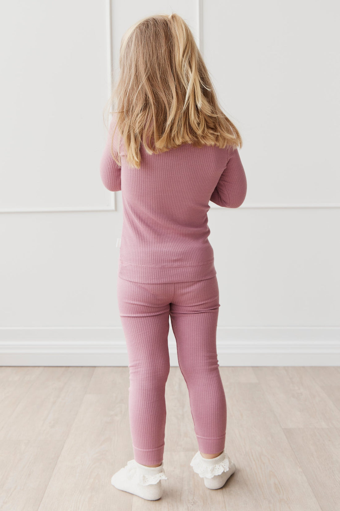 Organic Cotton Modal Everyday Legging - Lillium Childrens Legging from Jamie Kay USA