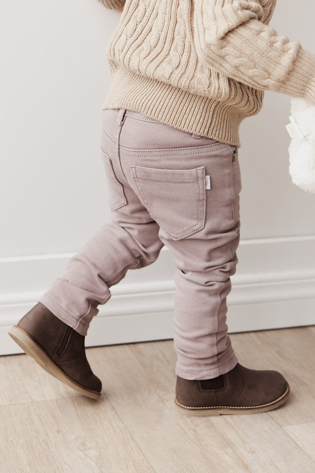 Austin Woven Pant - Cobblestone Childrens Pant from Jamie Kay USA