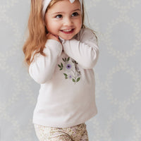 Pima Cotton Marley Long Sleeve Top - Luna Childrens Top from Jamie Kay USA