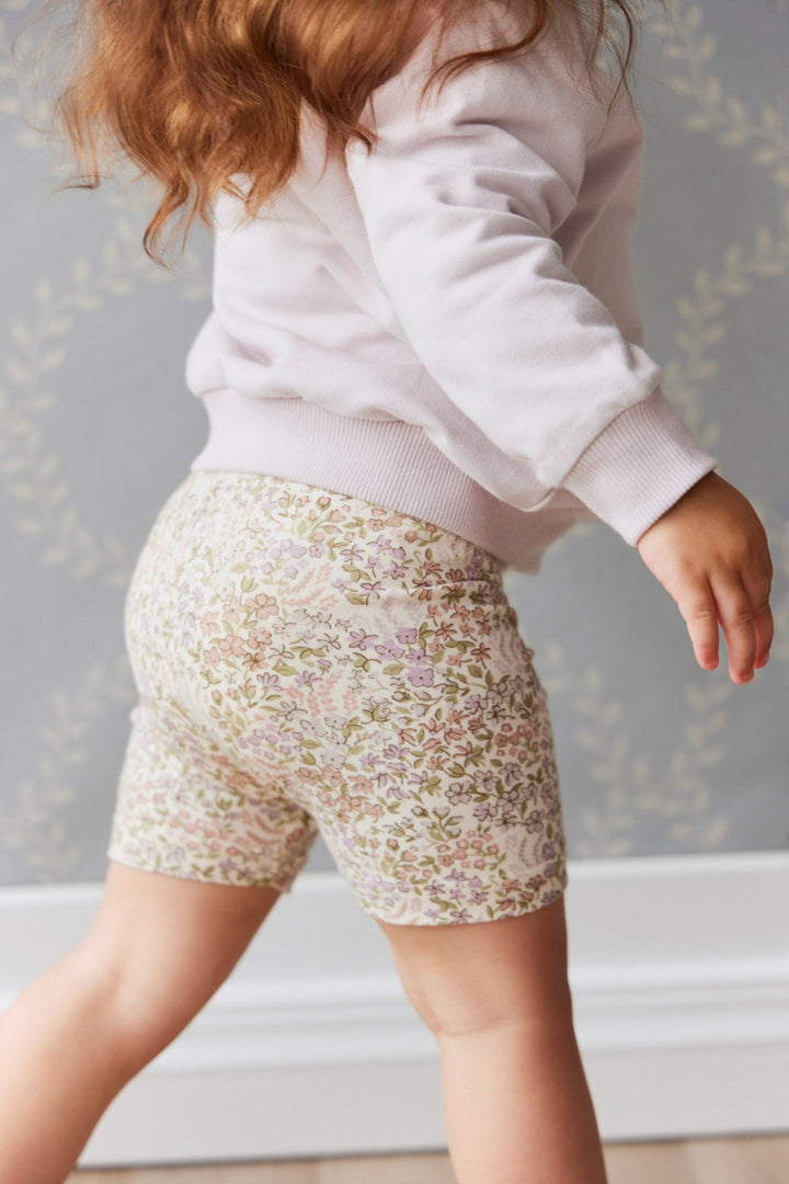 Organic Cotton Everyday Bike Short - April Eggnog Childrens Short from Jamie Kay USA