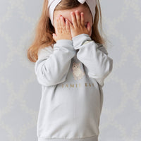 Organic Cotton Bobbie Sweatshirt - Ocean Spray Childrens Sweatshirt from Jamie Kay USA