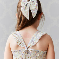 Organic Cotton Noelle Bow - Mayflower Childrens Bow from Jamie Kay USA