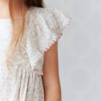 Organic Cotton Gabrielle Dress - Fifi Lilac Childrens Dress from Jamie Kay USA