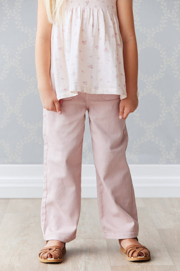 Yvette Pant - Powder Pink Childrens Pant from Jamie Kay USA