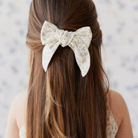 Organic Cotton Bow - Rosalie Fields Raindrops Childrens Bow from Jamie Kay USA