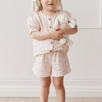 Organic Cotton Muslin Emelia Short - Irina Shell Childrens Short from Jamie Kay USA