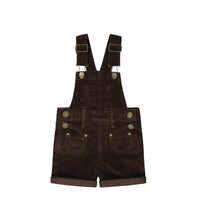 Chase Short Cord Overall - Coffee Bean