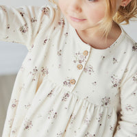 Organic Cotton Bridget Dress - Lauren Floral