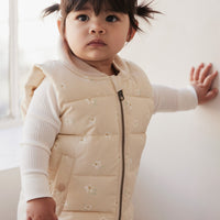 Taylor Vest - Simple Flower Sand Childrens Vest from Jamie Kay USA